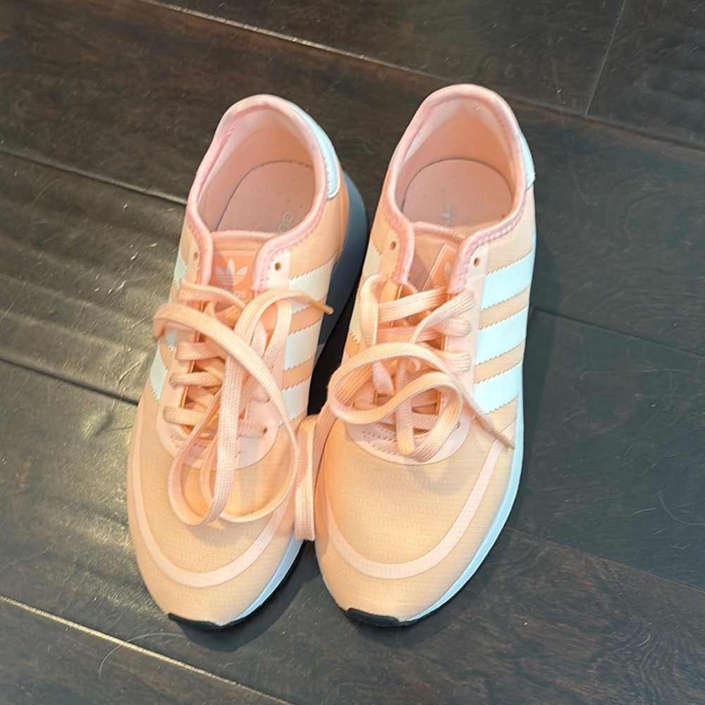 NWOT Adidas Coral Sneakers with White Accents